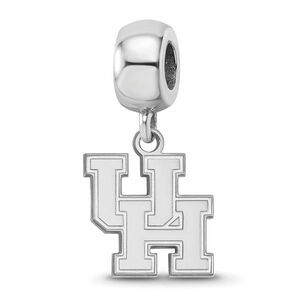 Sterling Silver University of Houston Small Dangle Bead Charm